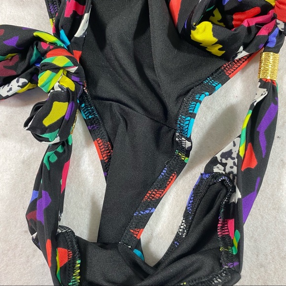 Victoria Secret MultiColor Triangle Bikini Suit Medium size Two piece swimsuit - Picture 7 of 11